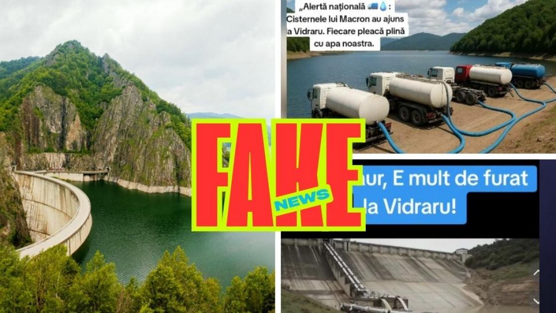 Lupta cu dezinformarea: Ministrul Mediului combate fake-news-urile despre Lacul Vidraru