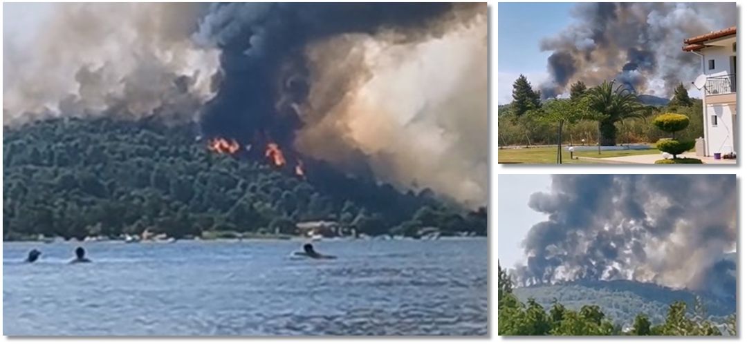 Incendiu Devastator în Halkidiki: Turiștii Români Avertizați de Pericol